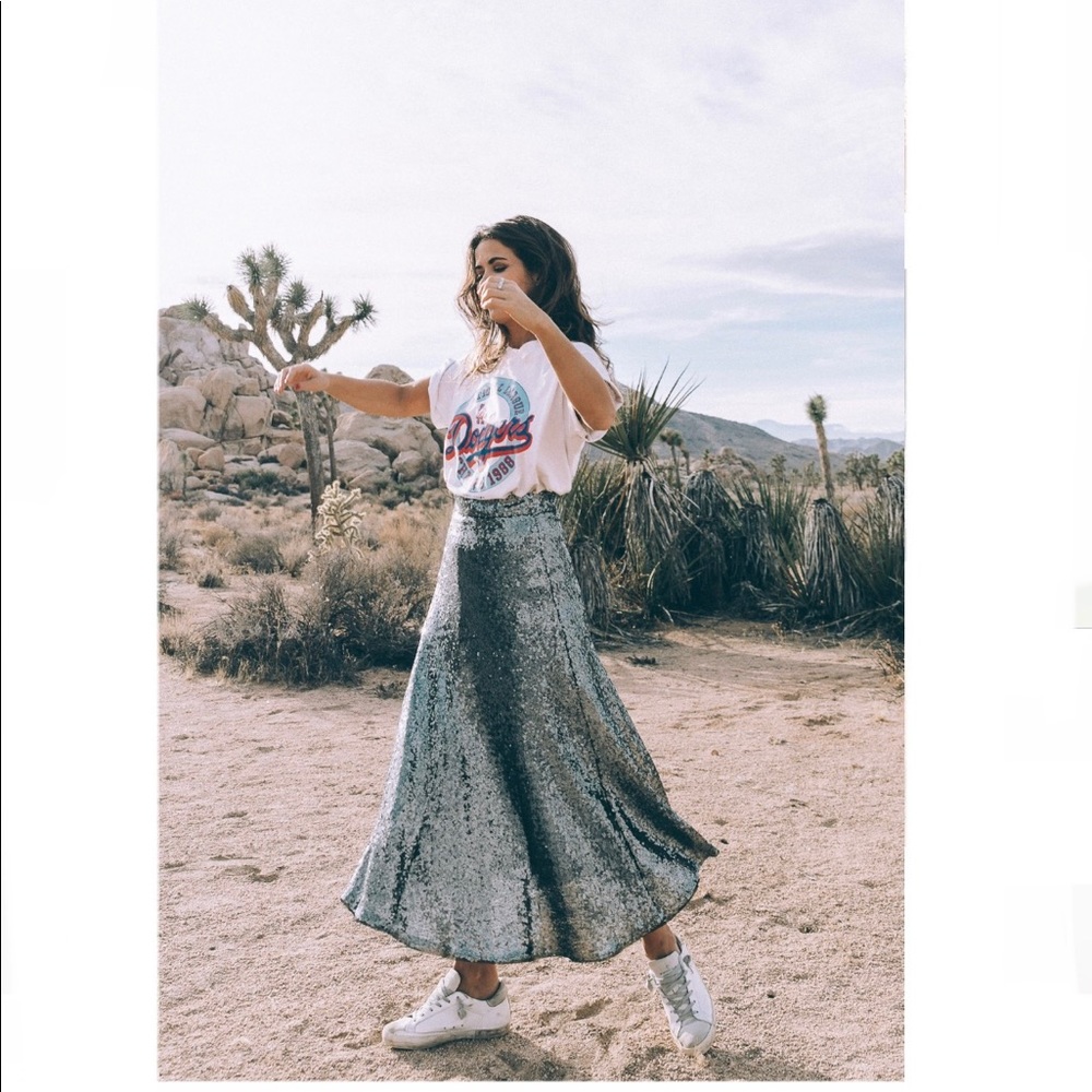Blogger Fave Sequins Midi Skirt